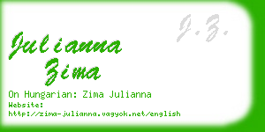 julianna zima business card